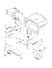 Freezer Liner Parts parts for Kenmore Refrigerator 596.79542015 (59679542015, 596 79542015) from AppliancePartsPros.com
