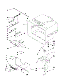 Freezer Liner Parts parts for Kenmore Refrigerator 596.79539014 (59679539014, 596 79539014) from AppliancePartsPros.com