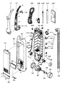 Handle Assy parts for Kenmore Vacuum 721.36078600 (72136078600, 721 36078600) from AppliancePartsPros.com
