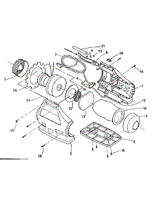 Unit Parts parts for Kenmore Vacuum 208.6053180 (2086053180, 208 6053180) from AppliancePartsPros.com
