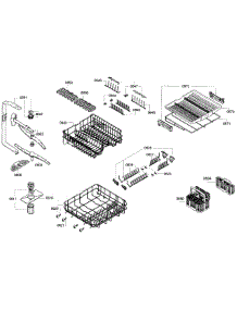 Baskets parts for Kenmore Dishwasher 630.13023017 (63013023017, 630 13023017) from AppliancePartsPros.com