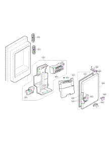 Ice Maker Parts parts for Kenmore Refrigerator 795.75042610 (79575042610, 795 75042610) from AppliancePartsPros.com