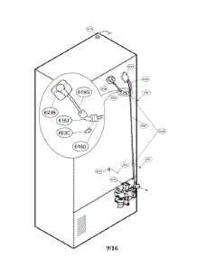 Valve And Water Parts parts for Kenmore Refrigerator 795.73165610 (79573165610, 795 73165610) from AppliancePartsPros.com