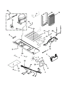 Unit Parts parts for Kenmore Refrigerator 106.51719413 (10651719413, 106 51719413) from AppliancePartsPros.com