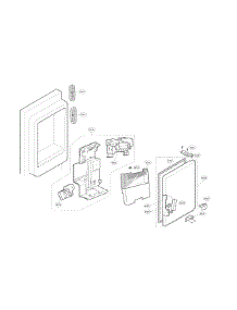 Ice Maker Parts parts for Kenmore Refrigerator 795.72062312 (79572062312, 795 72062312) from AppliancePartsPros.com