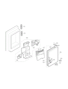 Ice Maker And Ice Bank Parts parts for Kenmore Refrigerator 795.72053116 (79572053116, 795 72053116) from AppliancePartsPros.com