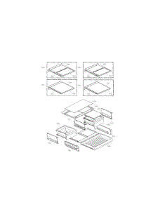 Refrigerator Parts parts for Kenmore Refrigerator 795.72053116 (79572053116, 795 72053116) from AppliancePartsPros.com