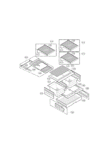 Refrigerator Parts parts for Kenmore Refrigerator 795.71083016 (79571083016, 795 71083016) from AppliancePartsPros.com