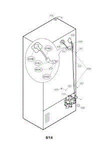 Water And Tube Parts parts for Kenmore Refrigerator 795.72053111 (79572053111, 795 72053111) from AppliancePartsPros.com