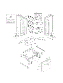 Door Parts parts for Kenmore Refrigerator 795.72053111 (79572053111, 795 72053111) from AppliancePartsPros.com