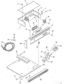 Control Panel Section parts for Kenmore Wall Oven 278.4088895 (2784088895, 278 4088895) from AppliancePartsPros.com