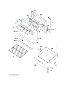 Door & Drawer Parts parts for Ge Range JBS27RK1SS from AppliancePartsPros.com