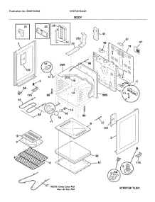 Body parts for Frigidaire Range CFEF3016USA from AppliancePartsPros.com