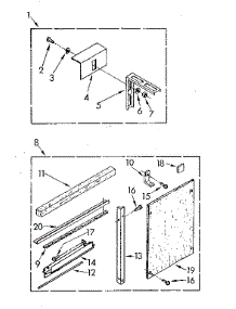 Installation parts for Kenmore Heat Pump System 106.8771281 (1068771281, 106 8771281) from AppliancePartsPros.com