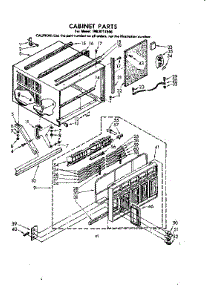 Cabinet Parts parts for Kenmore Heat Pump System 106.8711590 (1068711590, 106 8711590) from AppliancePartsPros.com