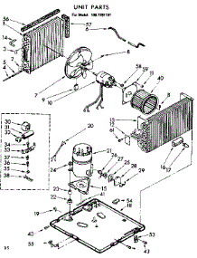 Unit Parts parts for Kenmore Heat Pump System 106.7781181 (1067781181, 106 7781181) from AppliancePartsPros.com