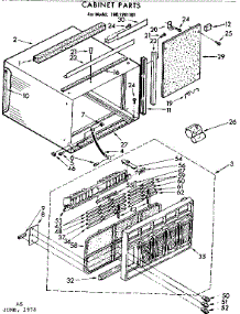 Cabinet Parts parts for Kenmore Heat Pump System 106.7781181 (1067781181, 106 7781181) from AppliancePartsPros.com