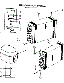 Refrigeration System parts for Kenmore Heat Pump System 253.7797090 (2537797090, 253 7797090) from AppliancePartsPros.com
