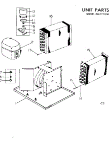 Unit Parts parts for Kenmore Heat Pump System 253.7771200 (2537771200, 253 7771200) from AppliancePartsPros.com
