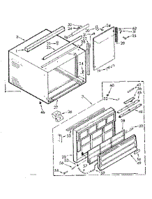 Cabinet parts for Kenmore Heat Pump System 106.73170 (10673170, 106 73170) from AppliancePartsPros.com