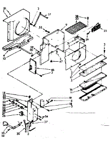 Air Flow Parts parts for Kenmore Heat Pump System 106.7771181 (1067771181, 106 7771181) from AppliancePartsPros.com