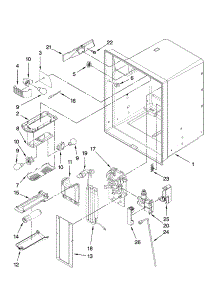 Refrigerator Liner Parts parts for Kenmore Heater 9873 from AppliancePartsPros.com