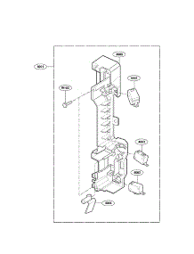 Latch Board Parts parts for Kenmore Microwave 721.85039111 (72185039111, 721 85039111) from AppliancePartsPros.com