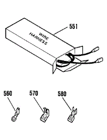 Wire Harnesses & Components parts for Kenmore Range 911.6018913 (9116018913, 911 6018913) from AppliancePartsPros.com