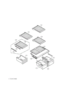 Refrigerator Parts parts for Lg Refrigerator LFX25980ST/00 from AppliancePartsPros.com