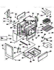 Body Section parts for Kenmore Range 911.6424190 (9116424190, 911 6424190) from AppliancePartsPros.com
