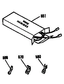 Wire Harness And Components parts for Kenmore Range 911.6424190 (9116424190, 911 6424190) from AppliancePartsPros.com