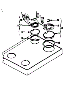 Cooktop parts for Kenmore Range 119.9606600 (1199606600, 119 9606600) from AppliancePartsPros.com