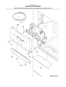 Controls & Ice Dispenser parts for Kenmore Refrigerator 253.70347410 (25370347410, 253 70347410) from AppliancePartsPros.com