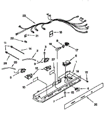 Control parts for Kenmore Refrigerator 106.9500520 (1069500520, 106 9500520) from AppliancePartsPros.com