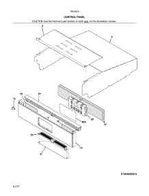 Control Panel parts for Kenmore Wall Oven 790.40299411 (79040299411, 790 40299411) from AppliancePartsPros.com