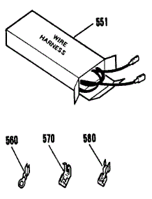Wire Harnesses parts for Kenmore Wall Oven 911.4803590 (9114803590, 911 4803590) from AppliancePartsPros.com