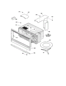 Enclosure parts for Kenmore Wall Oven 911.41485890 (91141485890, 911 41485890) from AppliancePartsPros.com