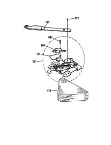 Door Lock parts for Kenmore Range 911.92481990 (91192481990, 911 92481990) from AppliancePartsPros.com