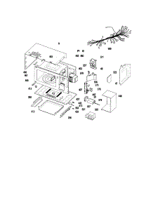 Microwave Body parts for Kenmore Wall Oven 911.41489890 (91141489890, 911 41489890) from AppliancePartsPros.com