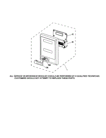 Microwave Control Panel parts for Kenmore Wall Oven 911.41489890 (91141489890, 911 41489890) from AppliancePartsPros.com