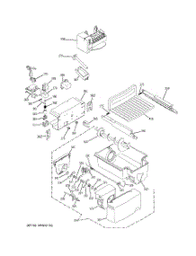 06 - Ice Maker & Dispenser parts for Ge Refrigerator RSK25MGMKCCC from AppliancePartsPros.com