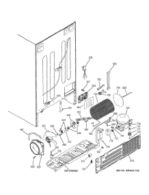 08 - Sealed System & Mother Board parts for Ge Refrigerator RSK25LAPCCCC from AppliancePartsPros.com