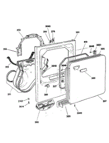 02 - Section2 parts for Ge Dryer DDE8509RCM from AppliancePartsPros.com