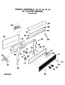 02 - 30`` Electric Ignition parts for Ge Range JGBP28GEJ3 from AppliancePartsPros.com