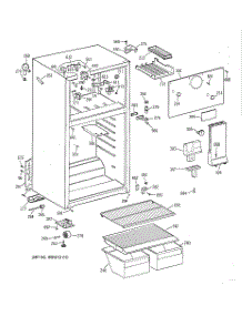 02 - Cabinet parts for Ge Refrigerator CTX16CSXKRAD from AppliancePartsPros.com