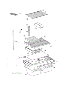 04 - Shelf Parts parts for Ge Refrigerator CTX21BAXFRAD from AppliancePartsPros.com