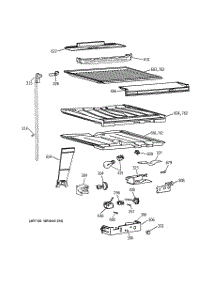 05 - Compartment Separator Parts parts for Ge Refrigerator CTX21BAXFRAD from AppliancePartsPros.com