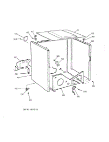 04 - Lower Cabinet parts for Ge Dryer DDC4500SJM from AppliancePartsPros.com