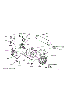 06 - Blower & Drive Assembly parts for Ge Dryer DDC4500SJM from AppliancePartsPros.com