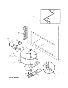 03 - Unit Parts parts for Ge Freezer FH25DXAWH from AppliancePartsPros.com